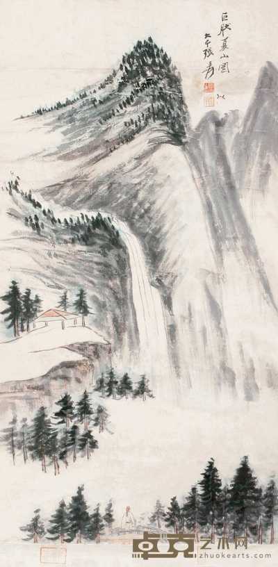 张大千 《山水》 立轴 80.5×42cm